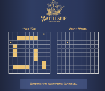 Battleship game screenshot