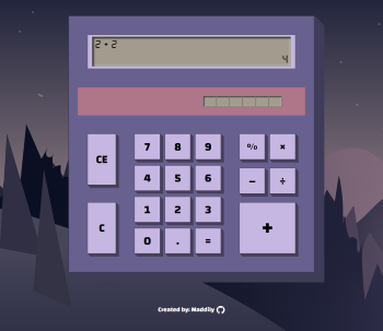 Calculator app screenshot